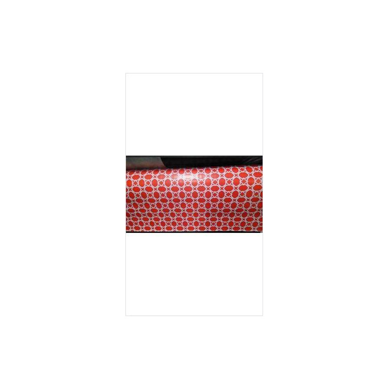 TOILE CIREE FIRST ISTRES ROUGE 1M40