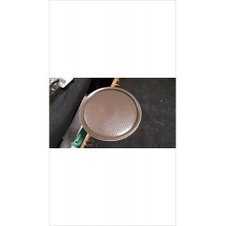 PLATEAU ROND FER MARRON