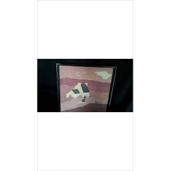 CADRE PEINTURE SUR SOIE