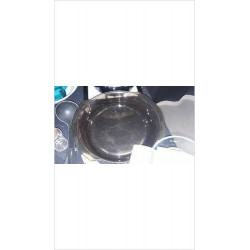PLAT CREUX VERRE MARRON
