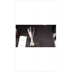 COUTEAU METAL ARGENTE X4