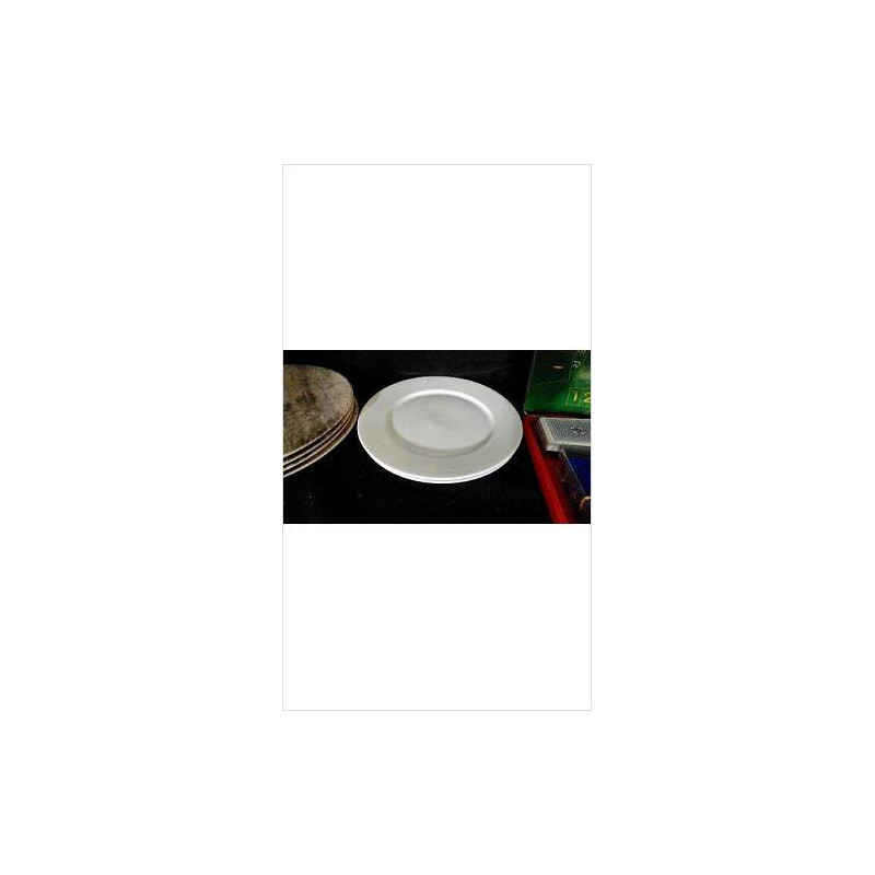 ASSIETTES BLANCHES X2