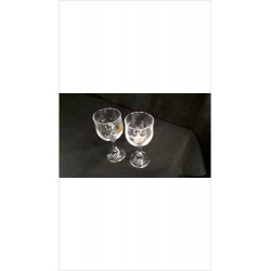 VERRES DECORES X2