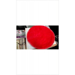 TAPIS ROND ROUGE PM