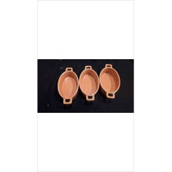 COCOTTES ORANGE X3