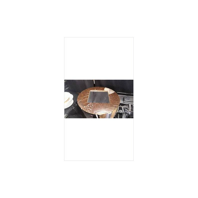 MIROIR ROND BOIS