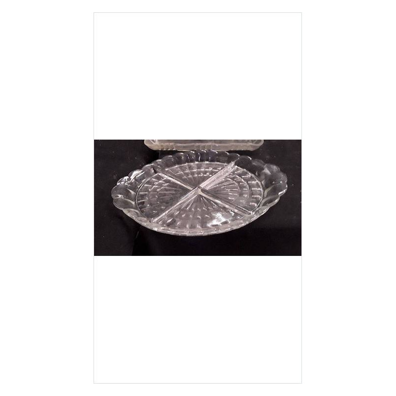 PLAT À COMPARTIMENTS VERRE