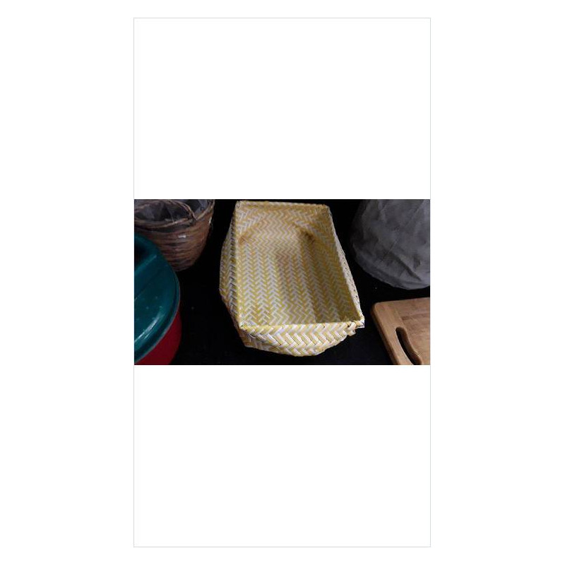 RANGEMENT TRESSE JAUNE