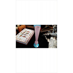 VASE OPALINE ROSE