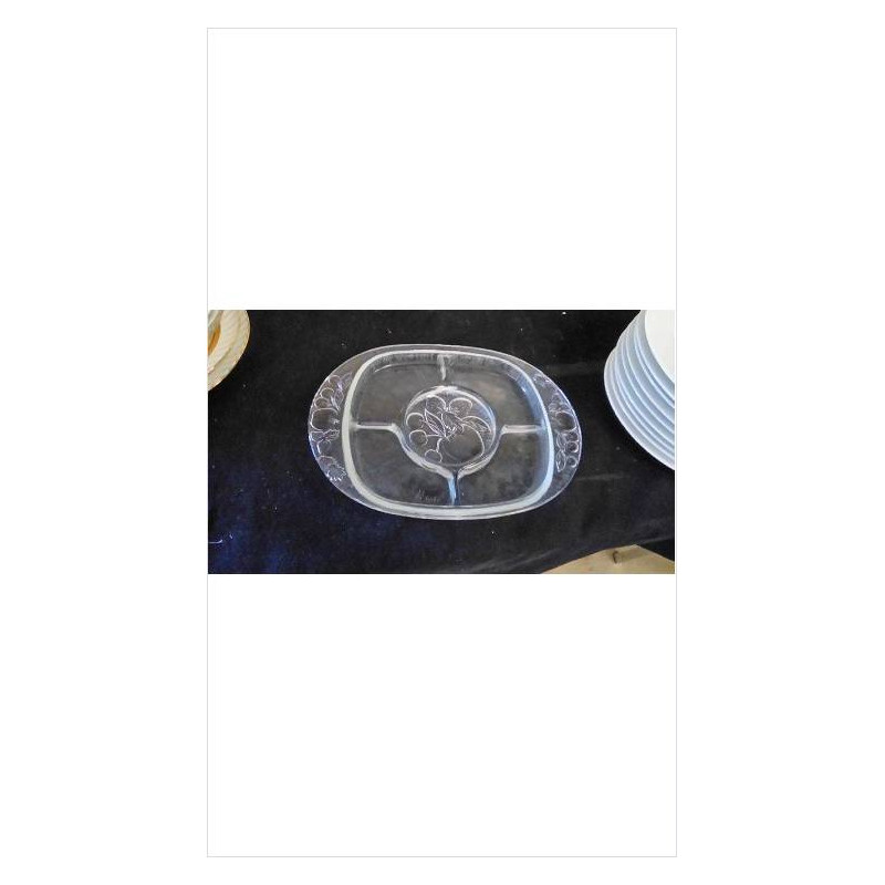 PLAT À COMPARTIMENTS VERRE