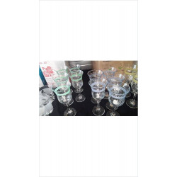 VERRE BANDES COULEUR 