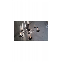 LUSTRE FER 6 BRANCHES