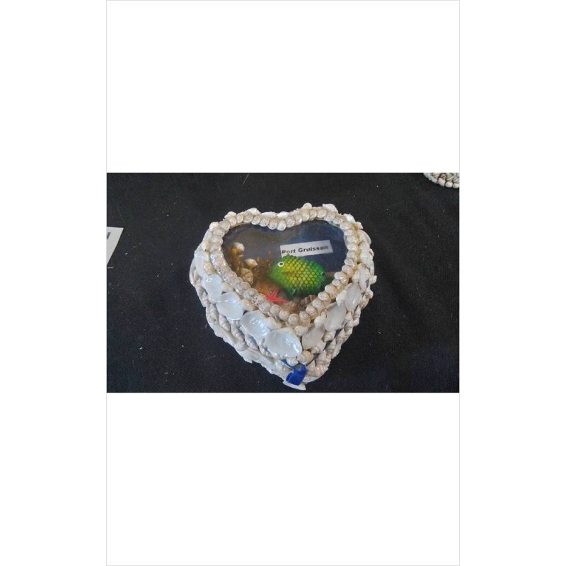 BOITE COEUR COQUILLAGES 