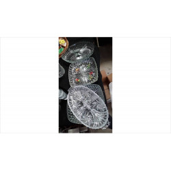 PLAT À COMPARTIMENTS VERRE 