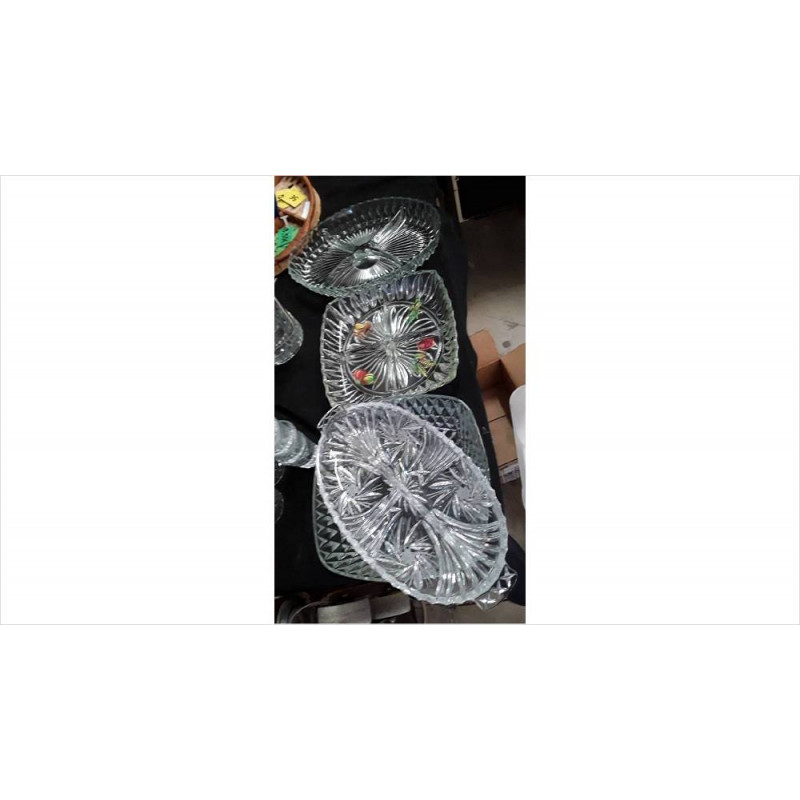PLAT À COMPARTIMENTS VERRE 