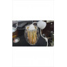 SUSPENSION PAILLETTE JAUNE 