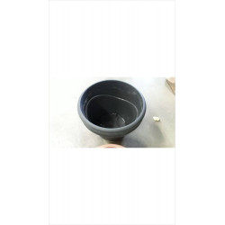 POT PLASTIQUE NOIR ROND