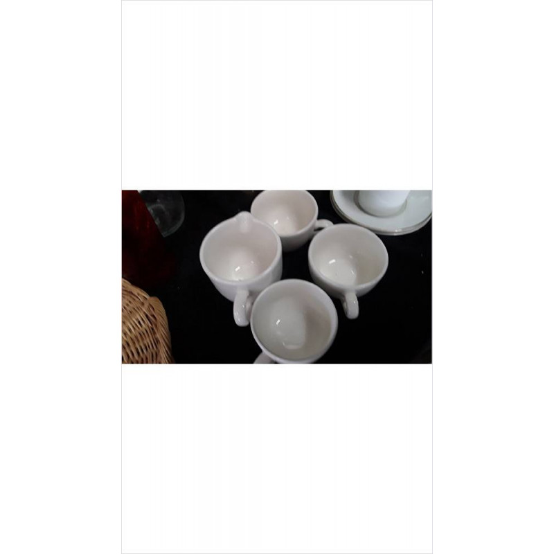TASSE + POT À LAIT  BLANC