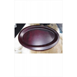 PLATEAU OVALE ROUGE 