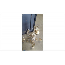 LUSTRE BEIGE 5 BRANCHES 