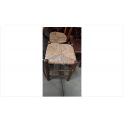 TABOURET PAILLE EN L\'ÉTAT 
