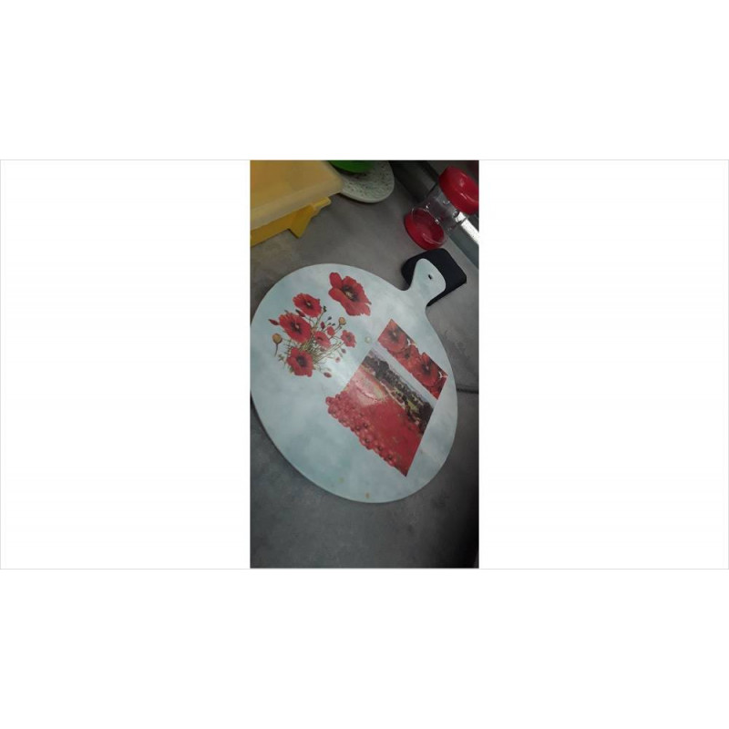DESSOUS DE PLAT COQUELICOT 