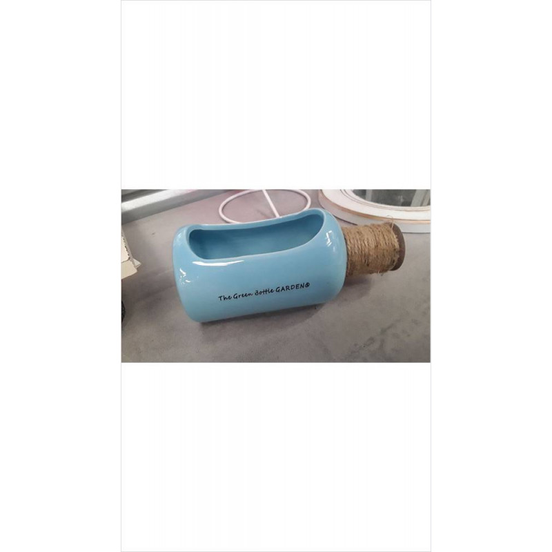 DECO BOUTEILLE BLEU