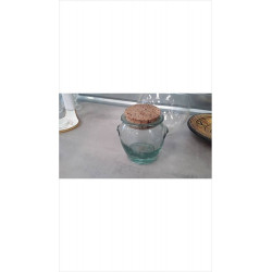 BOCAL VERRE + BOUCHON LIEGE 