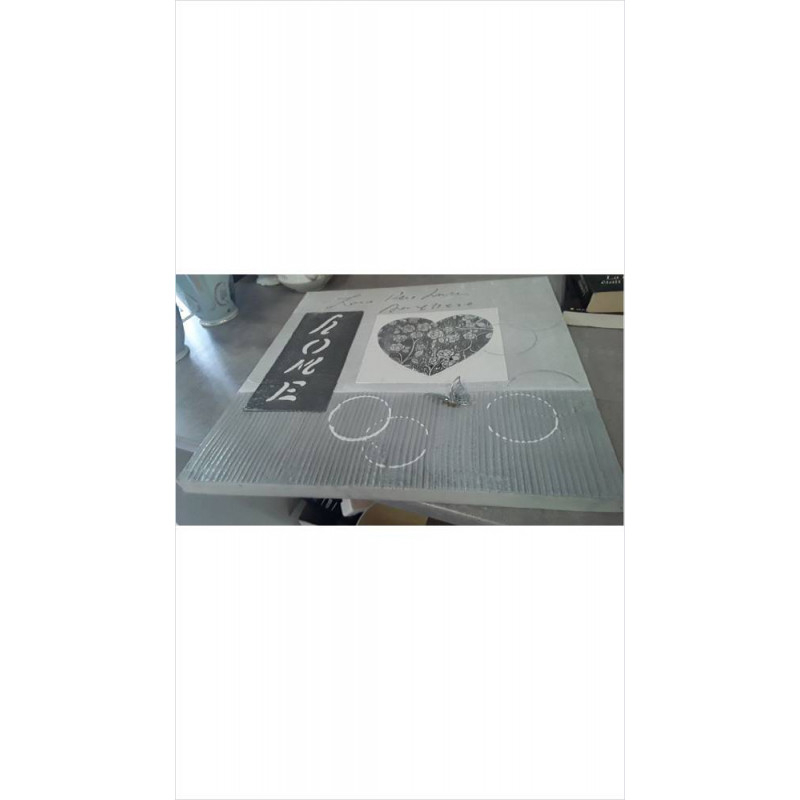 TOILE CARREE PAPILLON 