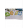 RONDS DE SERVIETTE PLASTIQUE X6