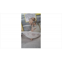 LUSTRE VERRE ROSE 