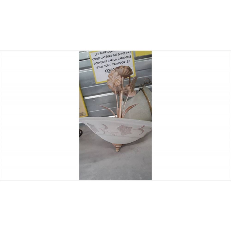 LUSTRE VERRE ROSE 