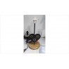 PIED DE LAMPE BOIS COEUR 