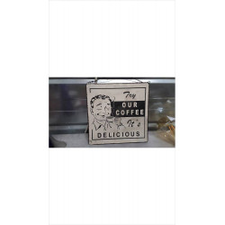 PLAQUE DECO VINTAGE 