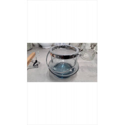 SEAU A GLACONS VERRE BLEU