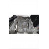 VESTE CUIR FEMME MARRON 