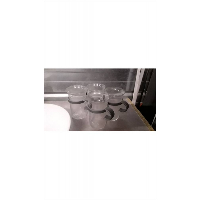 TASSES VERRE X4 