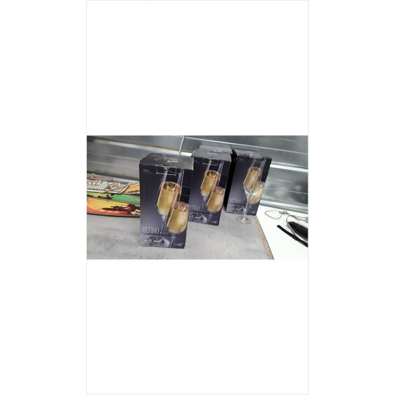FLUTES CRISTAL DE BOHEME X4 
