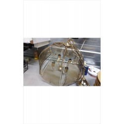 LUSTRE VERRE ET DORE 