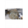 LUSTRE VERRE ET DORE 