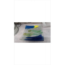VIDE POCHES VERRE PEINT X2 