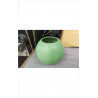 VASE BOULE VERT