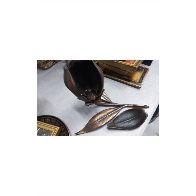 DECO CENDRIER INDIVIDUELLE FLEUR ( FONTE)