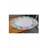 PLAT OVALE FLEURS