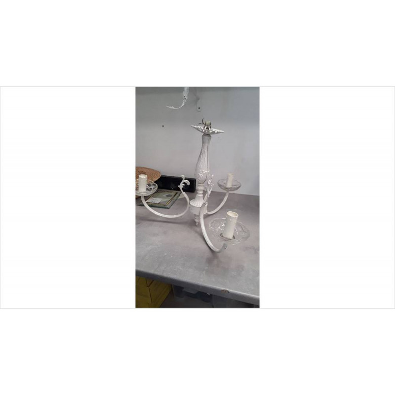 LUSTRE FER 3 BRANCHES 