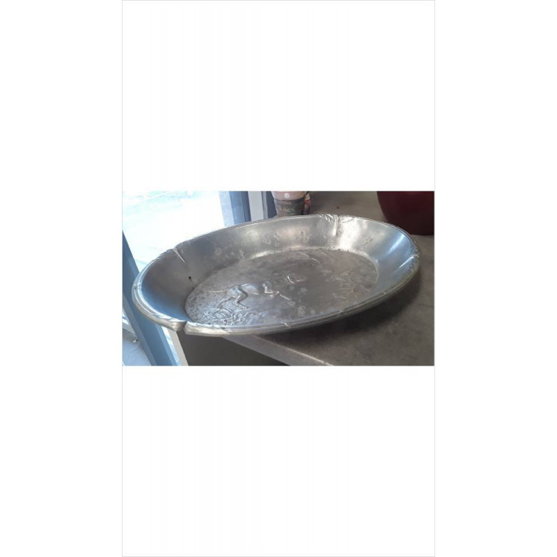 PLAT CREUX ALU VINTAGE 