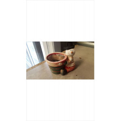 CACHE POT BONHOMME NEIGE PM