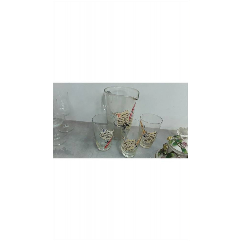 PICHET +3 VERRES 