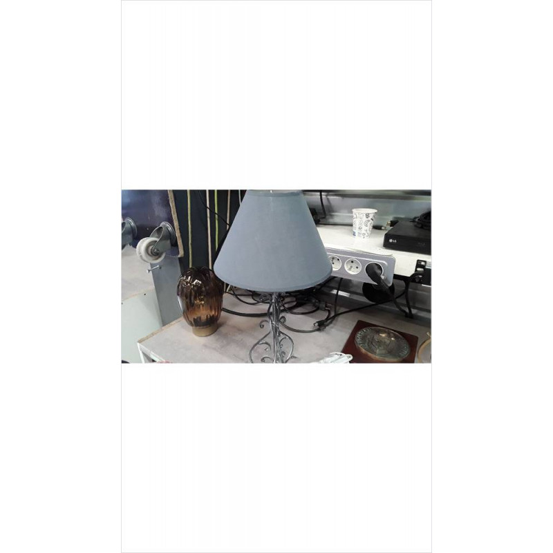 LAMPE PIED METAL