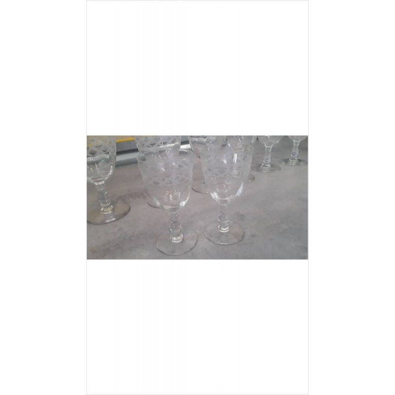 VERRE À PIED LIQUEUR X2